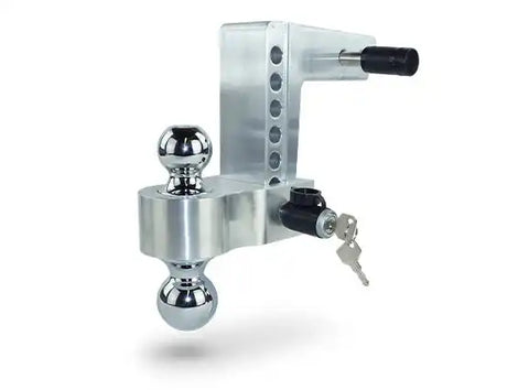 Pacbrake Ball Mount 2.5 Inch Shank 6 Inch Drop Chrome