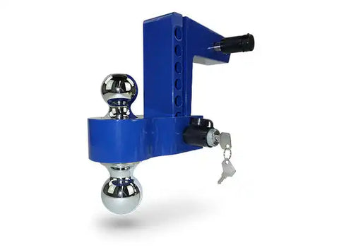 Pacbrake Ball Mount 2.5 Inch Shank 6 Inch Drop Blue