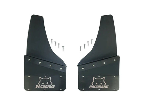 Pacbrake HP10580-12-10 Pacbrake Kickback-Style Mud Flaps (Set Of Four)