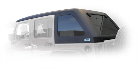 DV8 Offroad HT07FB42-W 07-18 Jeep JK 4-Door Hard Top Fastback with Wiper