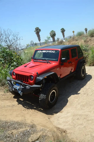 DV8 Offroad HT07FB42-W 07-18 Jeep JK 4-Door Hard Top Fastback with Wiper