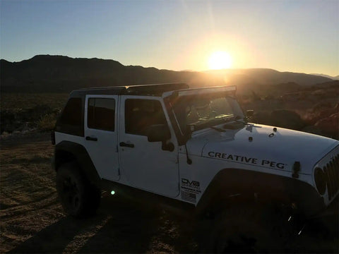 DV8 Offroad HT07FB42-PW 07-18 Jeep JK 4-Door Hard Top Fastback Primer with Wiper