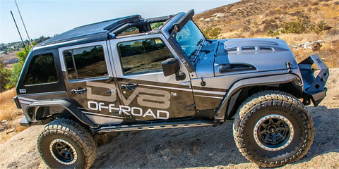 DV8 Offroad HT07FB42-W 07-18 Jeep JK 4-Door Hard Top Fastback with Wiper