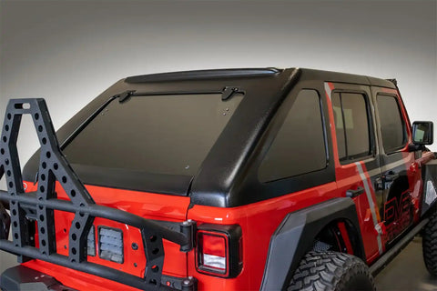 DV8 Offroad HTJL02-B 18+ Jeep JL 4-Door Hard Top Fastback Razor Series