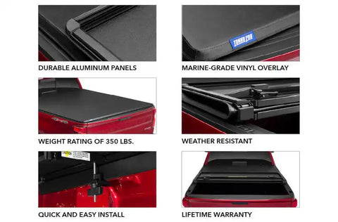 Tonno Pro 42-380 - Fold Soft Tri-Folding Bed Cover for 2022-2023 Ford Maverick