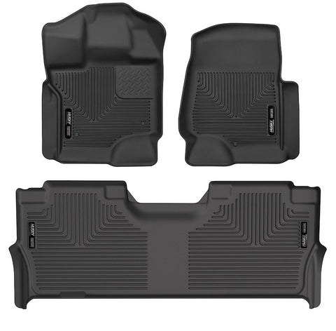 Husky Liners 94121 - Weatherbeater Front & 2nd Seat Floor for Ford,F-150