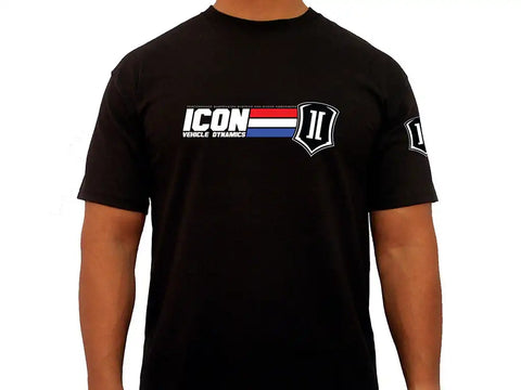 ICON Vehicle Dynamics FRDK_ICON-TEE-GI-BLK-XL ICON GI TEE BLACK - XLARGE