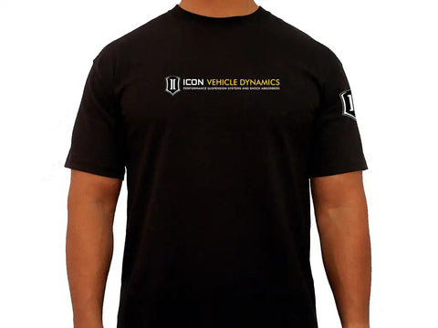 ICON Vehicle Dynamics FRDK_ICON-TEE-STD-BLK-L ICON STANDARD TEE BLACK - LARGE
