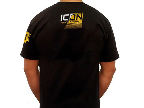 ICON Vehicle Dynamics FRDK_ICON-TEE-STR-BLK-XXXL ICON STRIKEOUT TEE BLACK - XXXLARGE