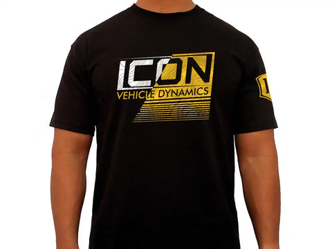 ICON Vehicle Dynamics FRDK_ICON-TEE-STR-BLK-XXXL ICON STRIKEOUT TEE BLACK - XXXLARGE