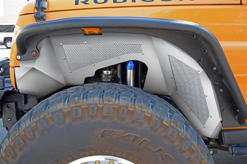 DV8 Offroad INFEND-02FR 07-18 Jeep JK Inner Fender Front Raw Finish