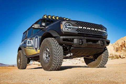 ICON Vehicle Dynamics FRDK_K40016T ICON 2021-2023 Bronco Sasquatch 2-3" Lift Stage 6 Suspension System Tubular UCA