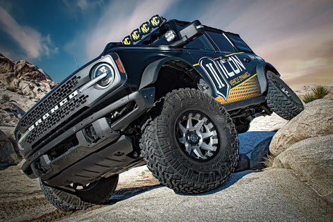 ICON Vehicle Dynamics FRDK_K40003 ICON 21-23 Bronco Non-Sasquatch 3-4" Lift Stage 3 Suspension System Billet UCA