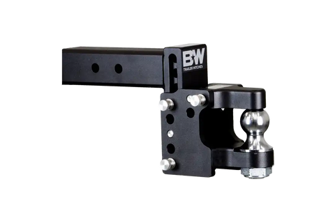B&W Trailer Hitches TS20055 - Tow & Stow Pintle Adjustable Ball Mount