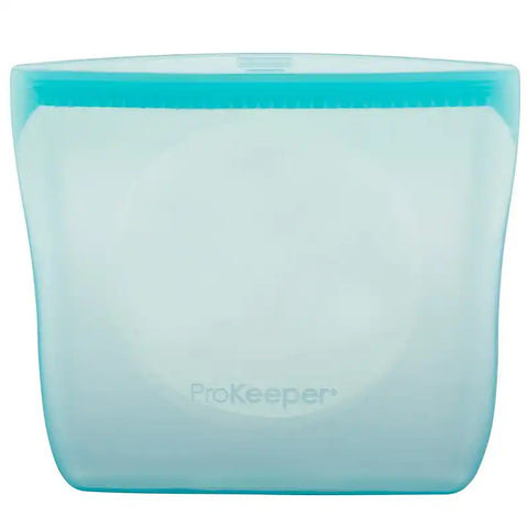 3 CUP REUSABLE SILICONE BAG TURQ