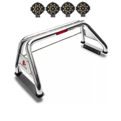 Black Horse Off Road RB002SS-PLB Stainless Steel Compatible with tonneau cover