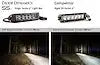 SS6 WHITE SAE DRIVING LIGHT BAR (SI