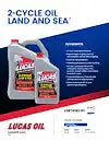 LUCAS OIL 10467 LAND & SEA 2-CYCLE OIL/6X