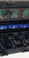 BLUE SEA 4308-BSS PANEL WD 12VDC FUSED 8POS GRAY