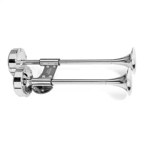 DLX DUAL SS SHORTY TRUMPET HORN 12V