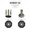 SNAPPAD HIWAY 10 - 4 PACK