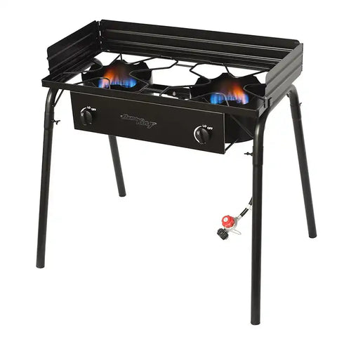 FLAME KING YSN-DB60K 60K BTU DOUBLE BURNER STOVE