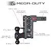 GH-924 MEGA-DUTY 2.5' SHANK 6' OFFSET DROP