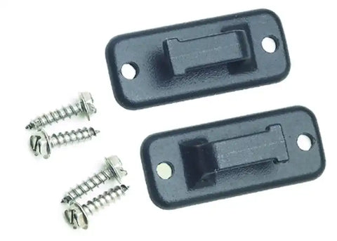 2PK PULL STRAP CATCHES BL