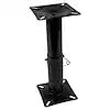 ADJ. 12-18' BLACK STEEL PEDESTAL