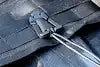 BUILTRIGHT 105008 ELASTIC TECH PANEL CLIPS  BLACK - 8