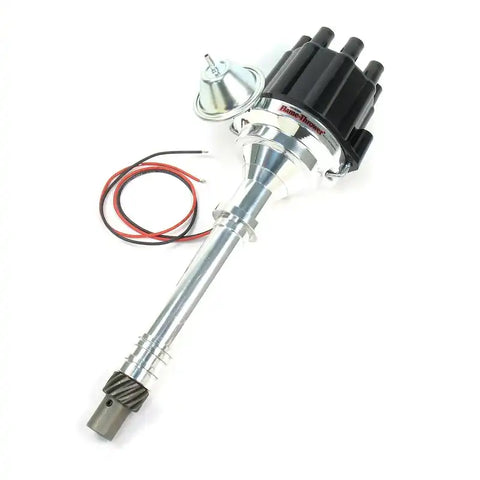 Pertronix D100700 Distributor Flame-Thrower CHEVY SB/BB BILLET BLK CP