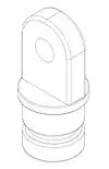 7/8' INSIDE EYE END (PR) WHT