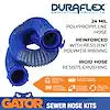 SEWER HOSE KIT  15'  PLASTIC RIB