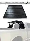 Black Horse Off Road AR2-05BA3-PLFB - Armour II Roll Bar W/Basket Kit
