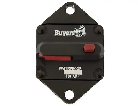 BUYERS PROD CB102PB CIRCUIT BREAKER 100 AMP  PUSH-TO-TR