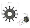 ALBIN 06-01-037 PREMIUM IMPELLER VOLVO GAS
