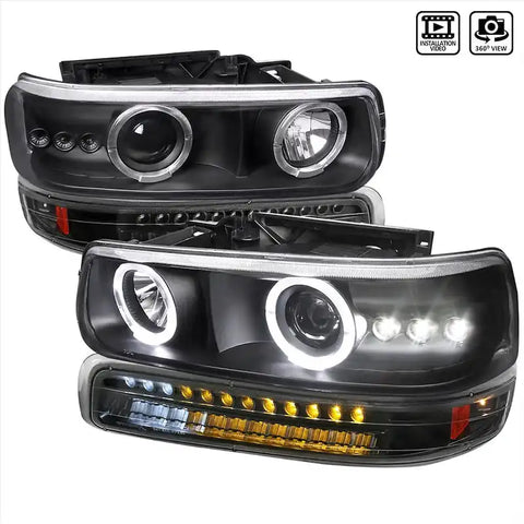 DUAL HALO PROJECTOR HEADLIGHT WITH
