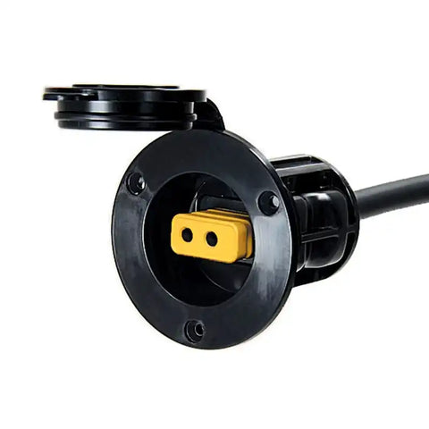 FLUSH MOUNT POWER PORT (BLACK)