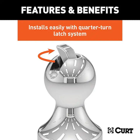 CURT 60618 - OEM Puck System 2-5/16in. Gooseneck Kit Ram (30K)