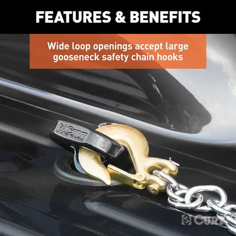 CURT 60618 - OEM Puck System 2-5/16in. Gooseneck Kit Ram (30K)