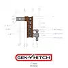 GH-1724 MEGA-DUTY 3' SHANK 9' DROP 3.5K TW