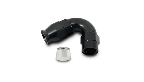 ALUMINUM 120 DEG ONE PIECE HOSE END