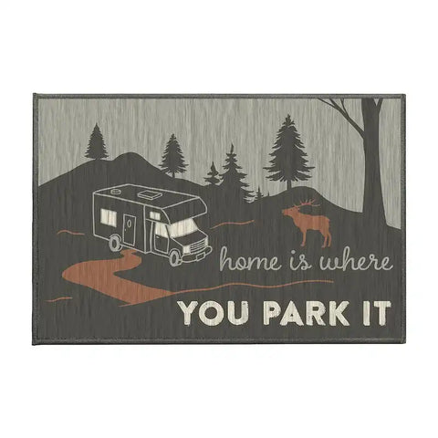 HOME IS WHERE YOU 27X18  DOORMAT