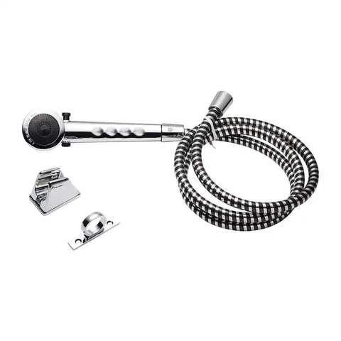 SHOWER HEAD & HOSE CHROME