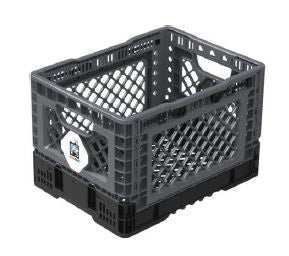 MEDIUM COLLAPSIBLE CRATE GRAY