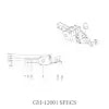 GH-12005 GLYDER TORSION-FLEX 2' SHANK 6' DRO