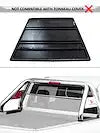 Black Horse Off Road RB002SS-PLB Stainless Steel Compatible with tonneau cover