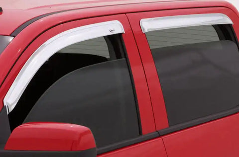 Auto Ventshade (AVS) 684975 - Ventvisor Deflector Chrome Outside Mount 4 pc.