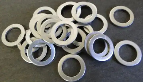 HELIX RACING 205-2500 BRAKE BANJO WASHERS 25 PC  ALUMINUM