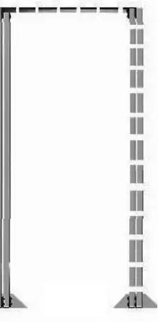 SHELVING EXT FRAME 8-SERIES LOW
